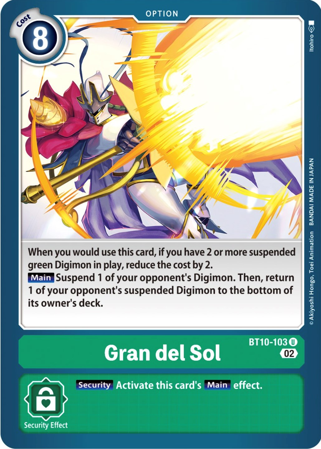 Gran del Sol [BT10-103] [Xros Encounter] | Black Swamp Games