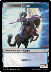 Assassin // Knight (10) Double-Sided Token [March of the Machine Commander Tokens] | Black Swamp Games
