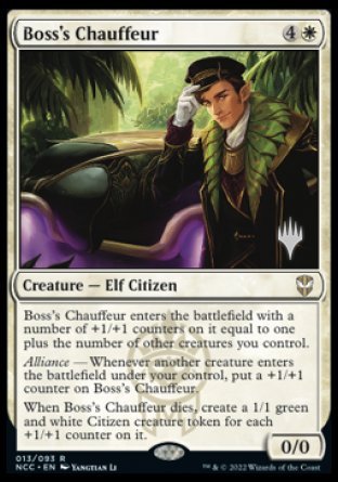 Boss's Chauffeur (Promo Pack) [Streets of New Capenna Commander Promos] | Black Swamp Games