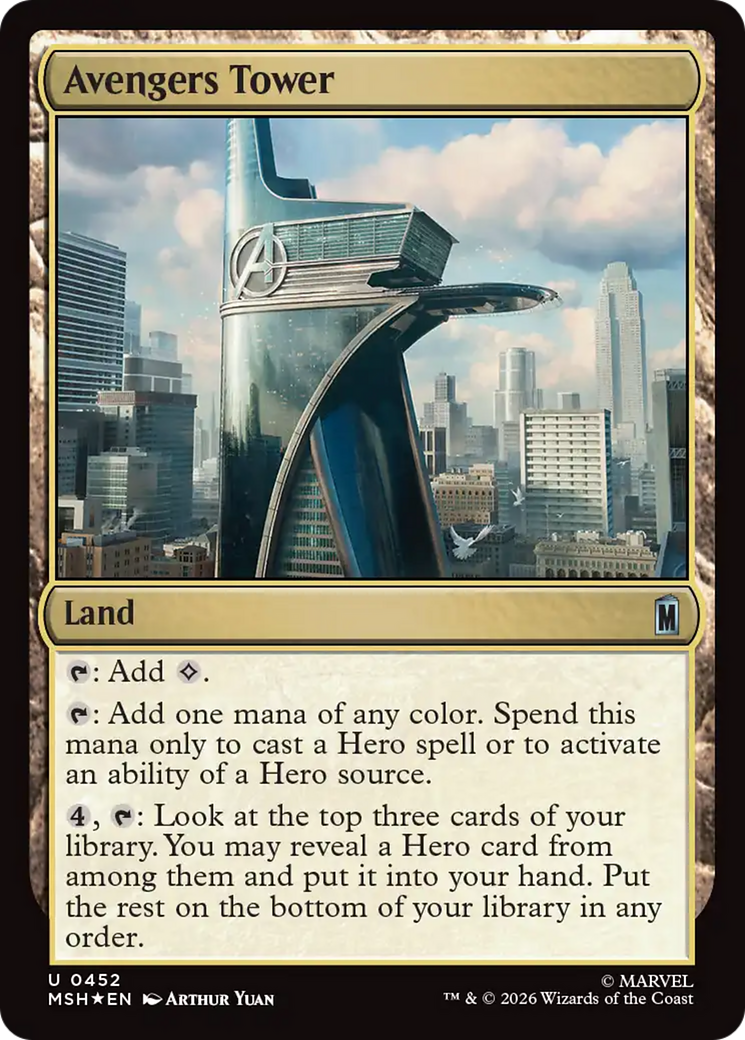 Avengers Tower (Surge Foil) [Marvel Super Heroes] | Black Swamp Games