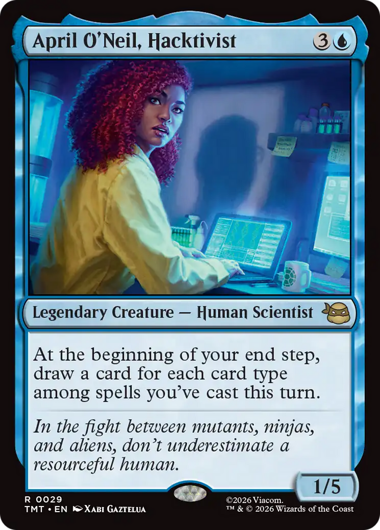 April O'Neil, Hacktivist [Teenage Mutant Ninja Turtles] | Black Swamp Games