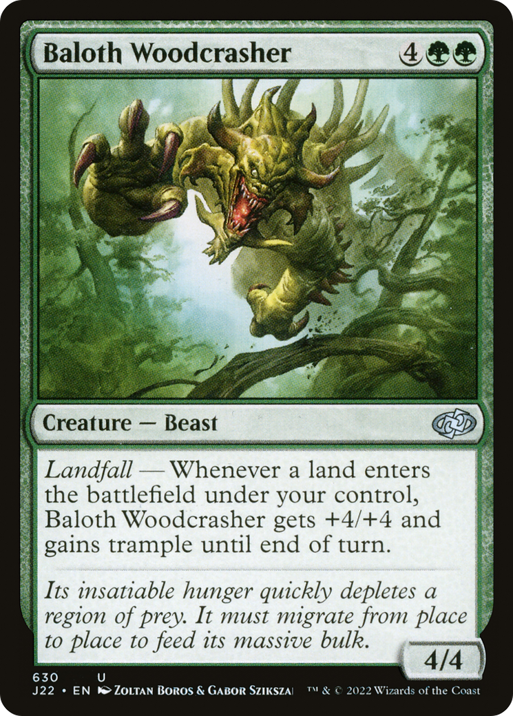 Baloth Woodcrasher [Jumpstart 2022] | Black Swamp Games