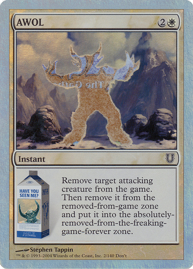 AWOL (Alternate Foil) [Unhinged] | Black Swamp Games