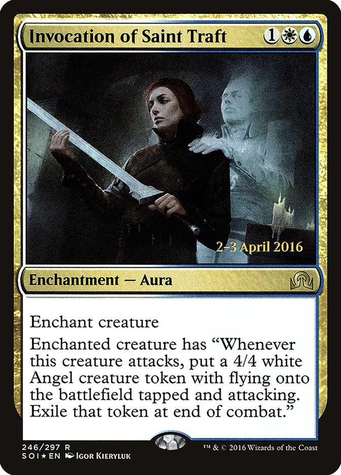 Invocation of Saint Traft [Shadows over Innistrad Prerelease Promos] | Black Swamp Games