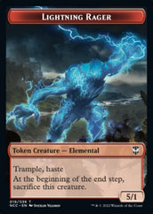 Lightning Rager // Rogue Double-Sided Token [Streets of New Capenna Commander Tokens] | Black Swamp Games