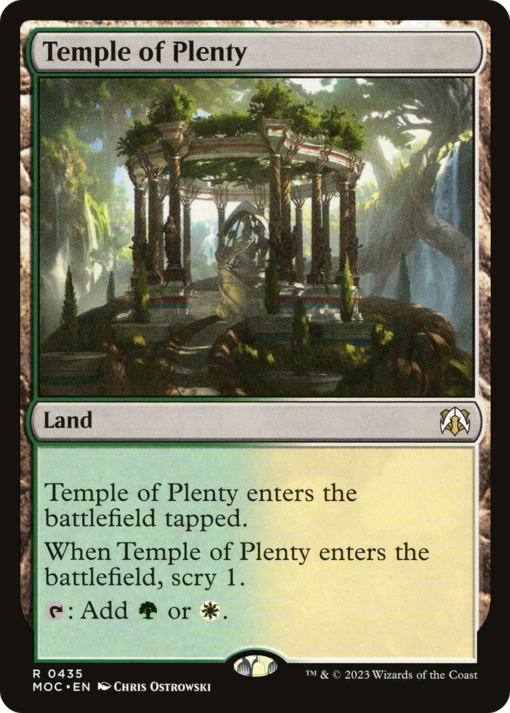 Temple of Plenty [March of the Machine Commander] | Black Swamp Games