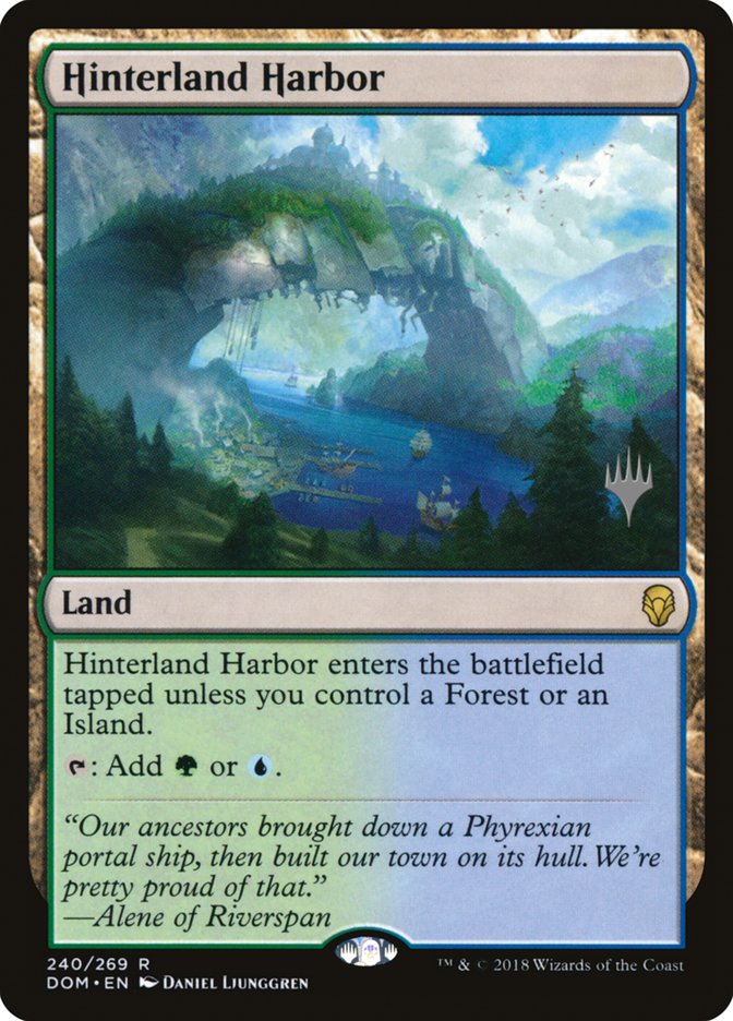 Hinterland Harbor (Promo Pack) [Dominaria Promos] | Black Swamp Games