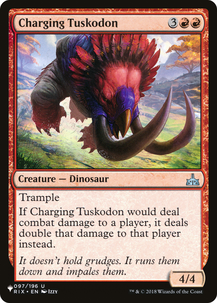Charging Tuskodon [The List] | Black Swamp Games