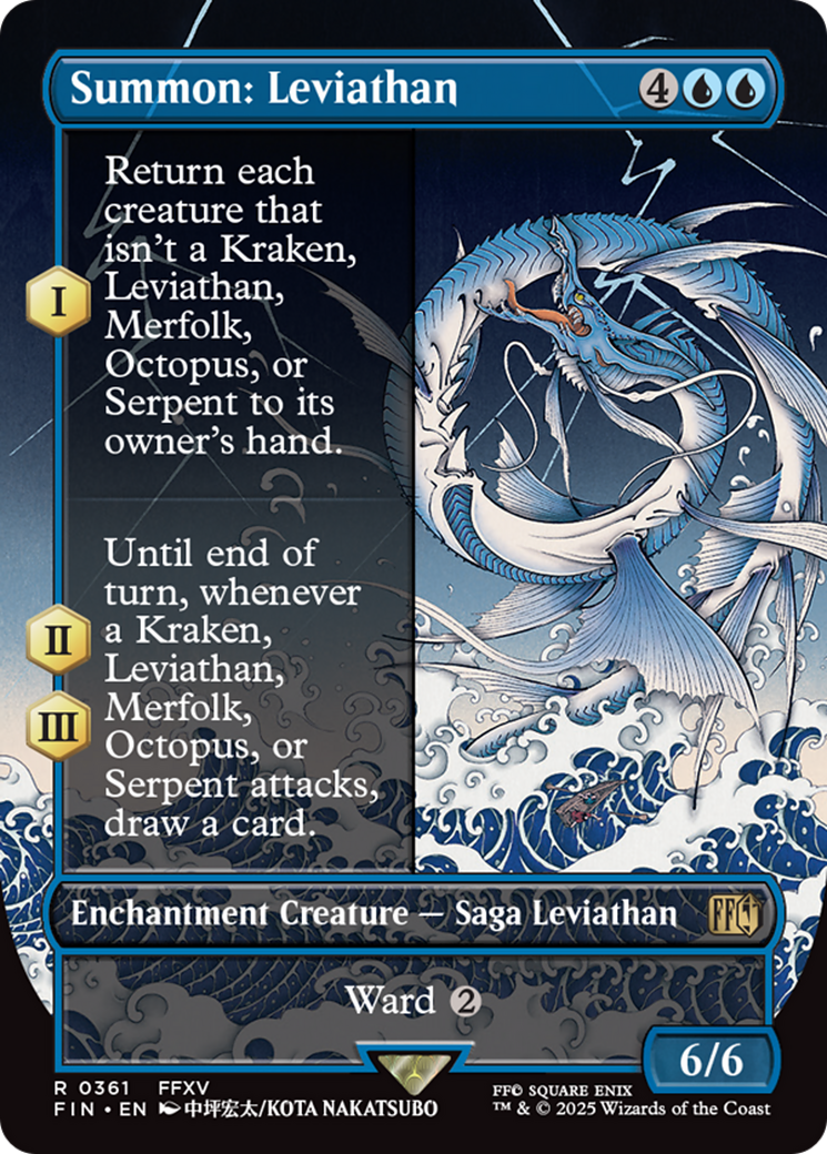Summon: Leviathan (Borderless) [FINAL FANTASY] | Black Swamp Games