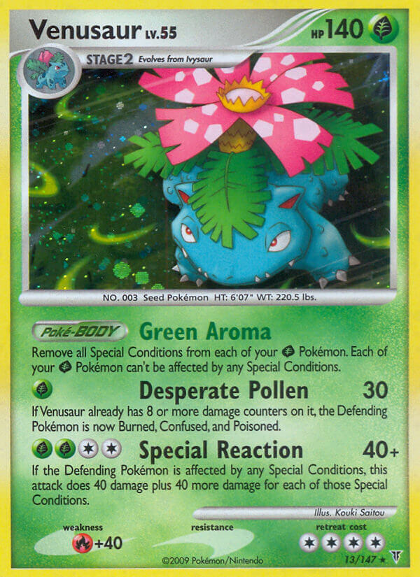 Venusaur (13/147) (Theme Deck Exclusive) [Platinum: Supreme Victors] | Black Swamp Games