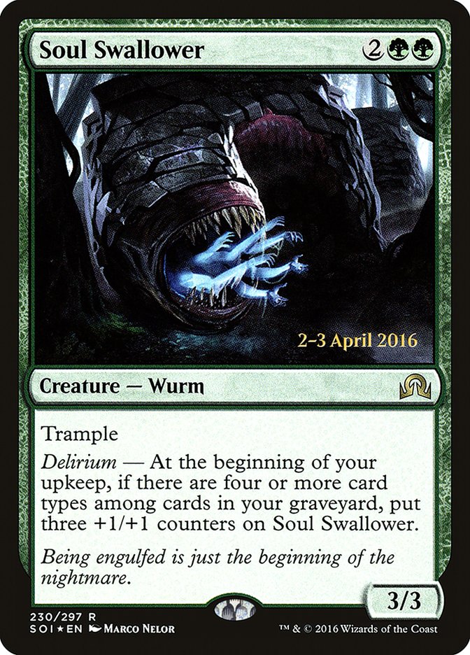 Soul Swallower [Shadows over Innistrad Prerelease Promos] | Black Swamp Games