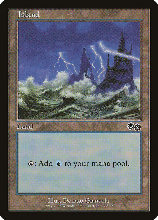 Island (335) [Urza's Saga] | Black Swamp Games