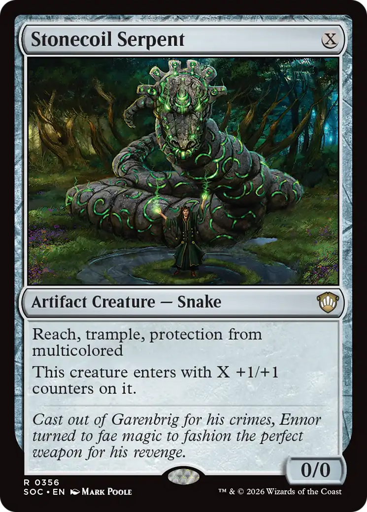 Stonecoil Serpent [Secrets of Strixhaven Commander] | Black Swamp Games