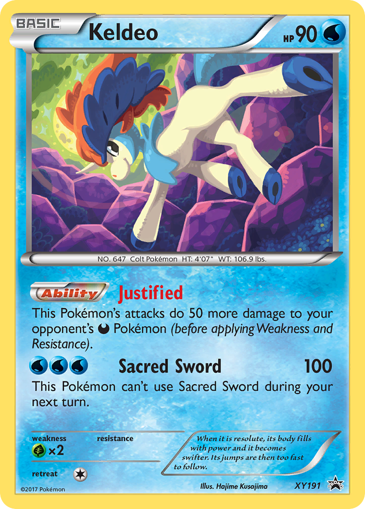 Keldeo (XY191) [XY: Black Star Promos] | Black Swamp Games