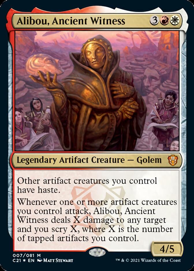 Alibou, Ancient Witness [Commander 2021] | Black Swamp Games