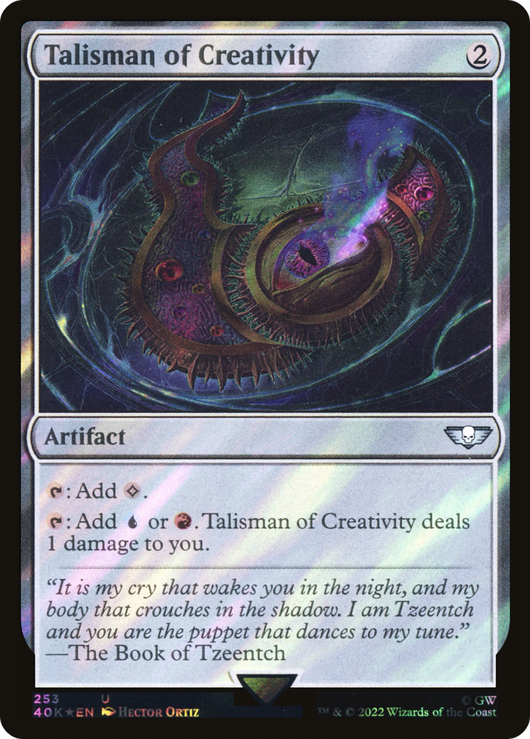 Talisman of Creativity (Surge Foil) [Marvel Super Heroes Commander] | Black Swamp Games