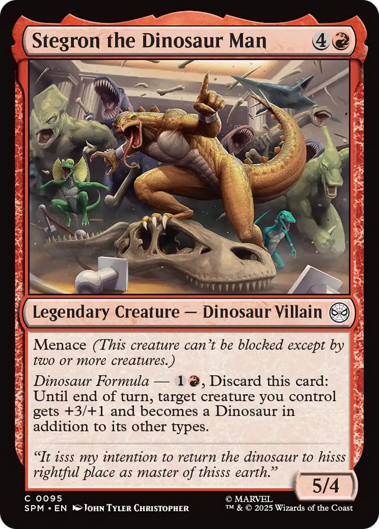 Stegron the Dinosaur Man [Marvel's Spider-Man] | Black Swamp Games