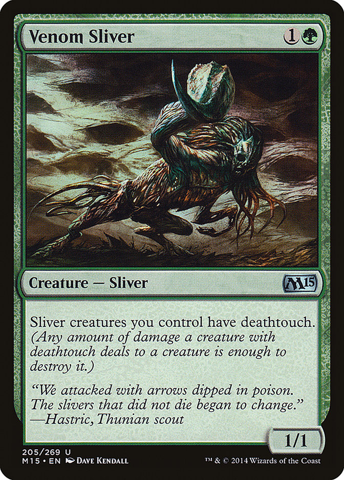Venom Sliver [Magic 2015] | Black Swamp Games