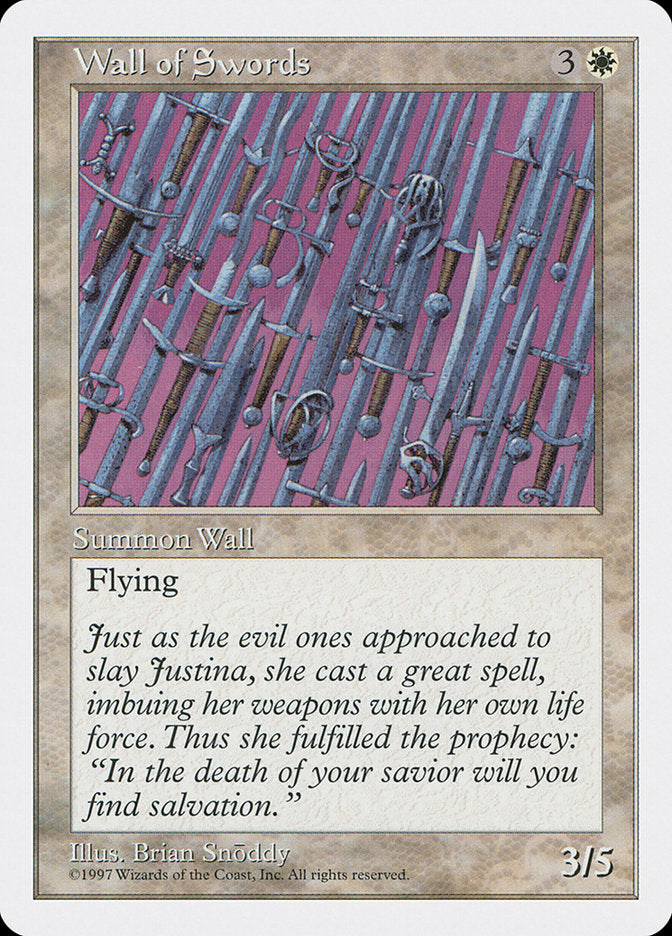 Wall of Swords [Fifth Edition] | Black Swamp Games