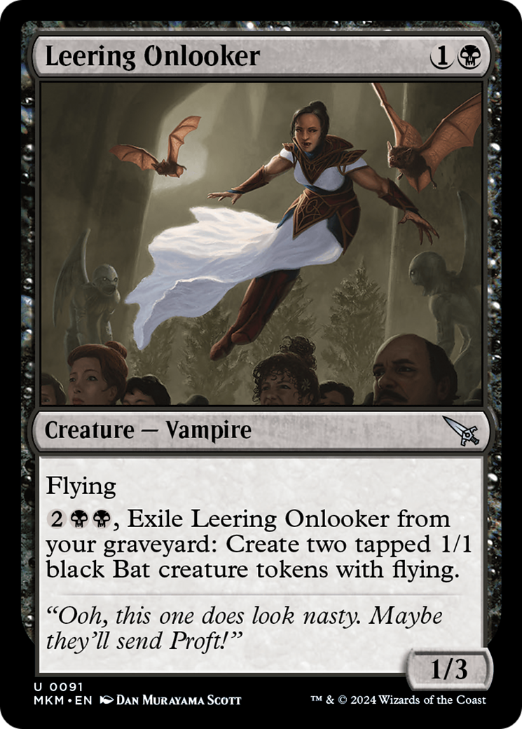 Leering Onlooker [Murders at Karlov Manor] | Black Swamp Games