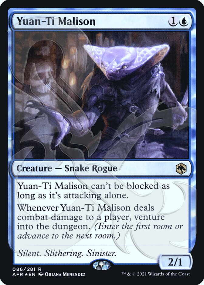Yuan-Ti Malison (Ampersand Promo) [Dungeons & Dragons: Adventures in the Forgotten Realms Promos] | Black Swamp Games