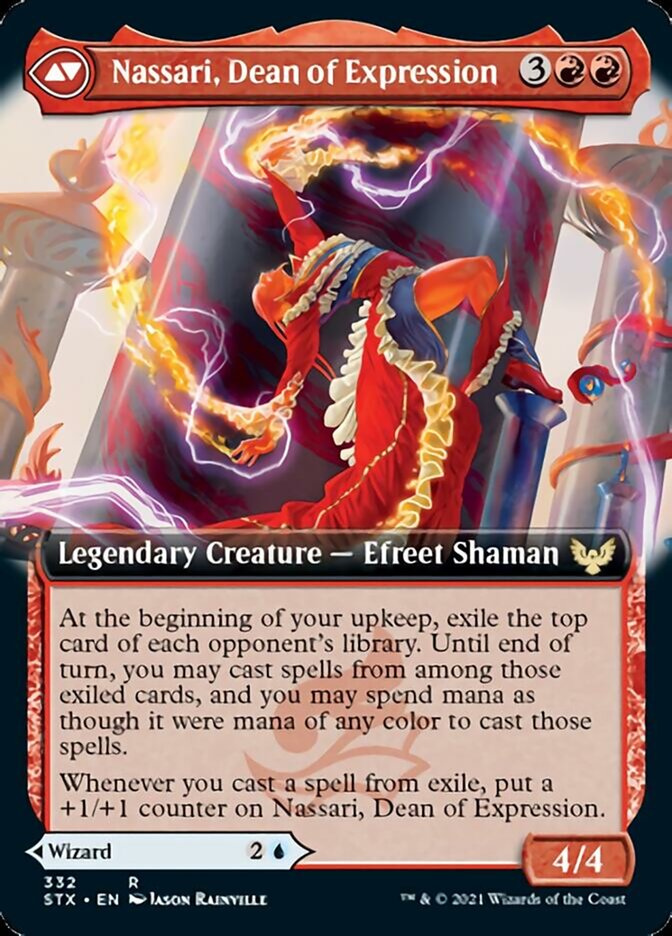Uvilda, Dean of Perfection // Nassari, Dean of Expression (Extended Art) [Strixhaven: School of Mages] | Black Swamp Games