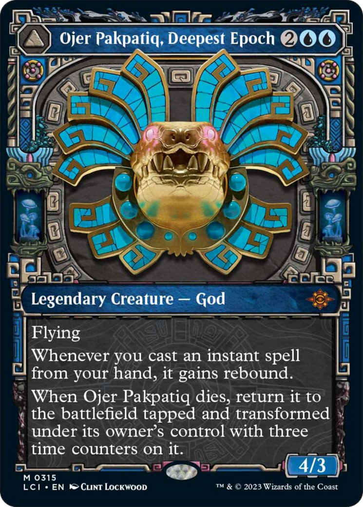 Ojer Pakpatiq, Deepest Epoch // Temple of Cyclical Time (Showcase) [The Lost Caverns of Ixalan] | Black Swamp Games