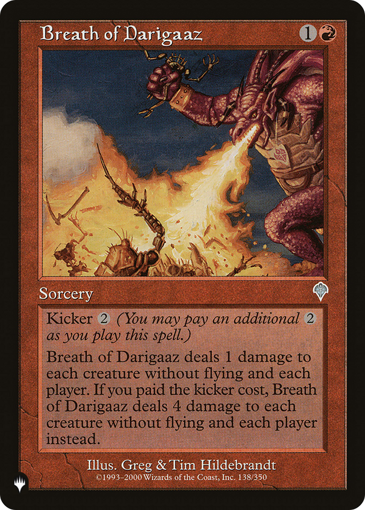 Breath of Darigaaz [The List] | Black Swamp Games