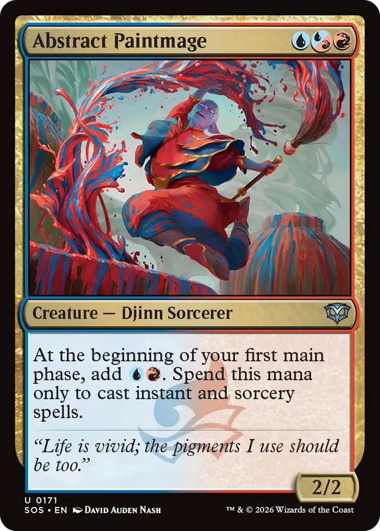Abstract Paintmage [Secrets of Strixhaven] | Black Swamp Games