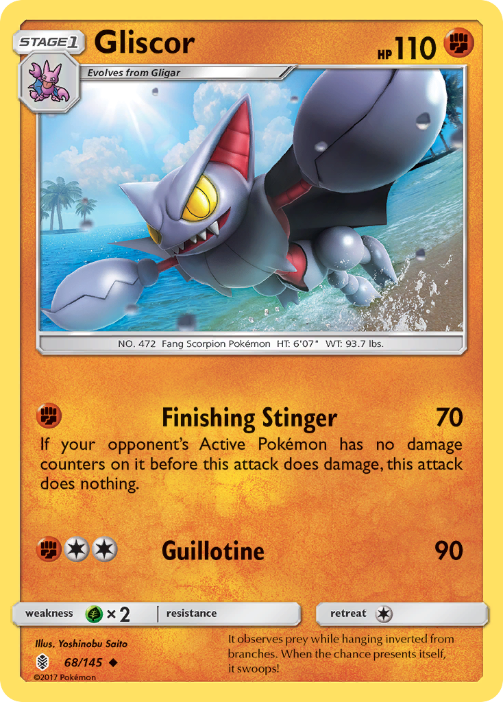 Gliscor (68/145) [Sun & Moon: Guardians Rising] | Black Swamp Games