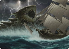 Dragon Turtle Art Card [Dungeons & Dragons: Adventures in the Forgotten Realms Art Series] | Black Swamp Games