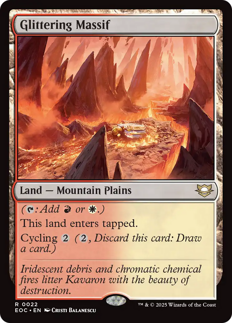 Glittering Massif [Edge of Eternities Commander] | Black Swamp Games