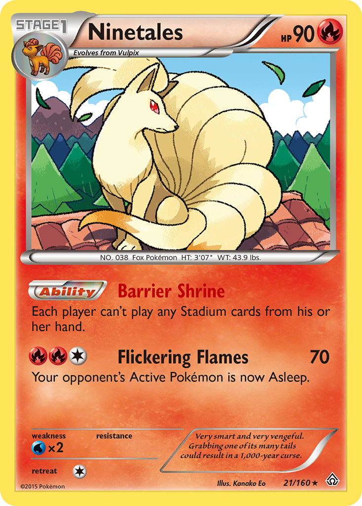 Ninetales (21/160) [XY: Primal Clash] | Black Swamp Games
