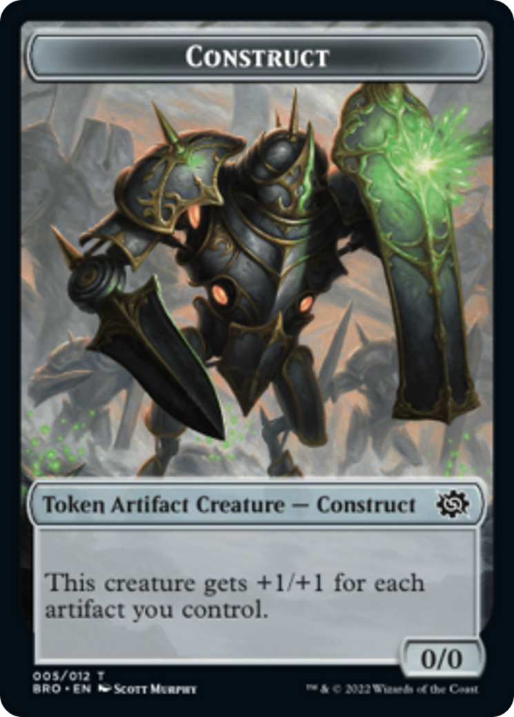 Construct Token (005) [The Brothers' War Tokens] | Black Swamp Games