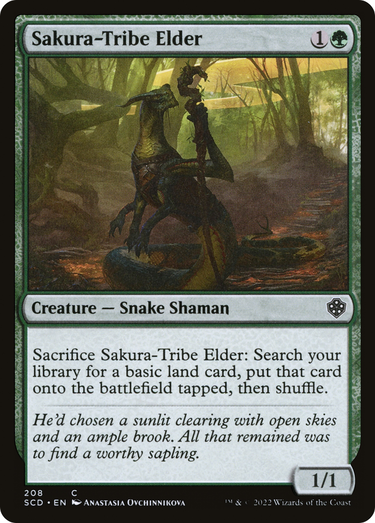 Sakura-Tribe Elder [Starter Commander Decks] | Black Swamp Games