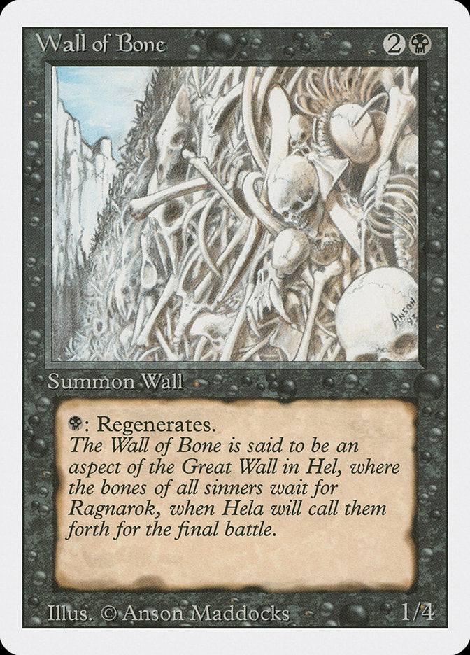 Wall of Bone [Revised Edition] | Black Swamp Games