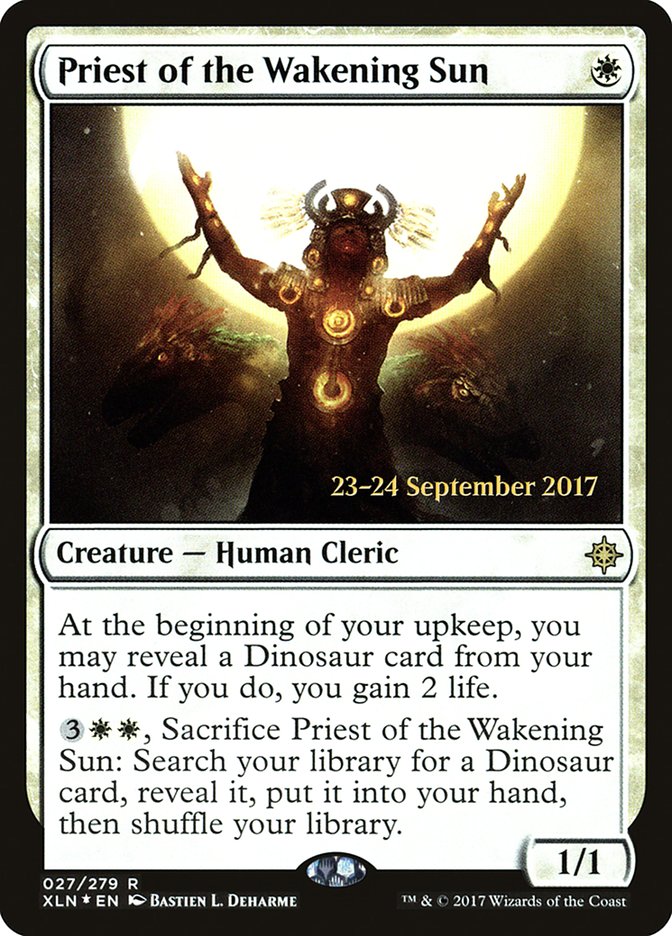 Priest of the Wakening Sun [Ixalan Prerelease Promos] | Black Swamp Games