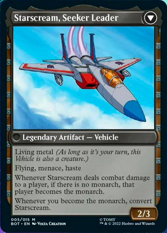 Starscream, Power Hungry // Starscream, Seeker Leader [Transformers] | Black Swamp Games