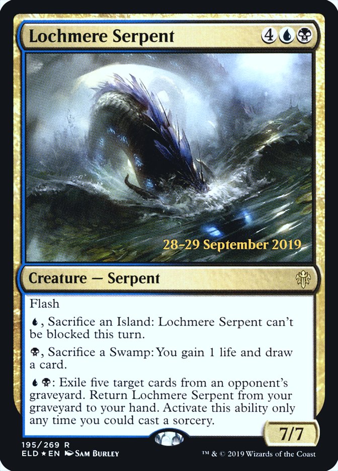 Lochmere Serpent [Throne of Eldraine Prerelease Promos] | Black Swamp Games