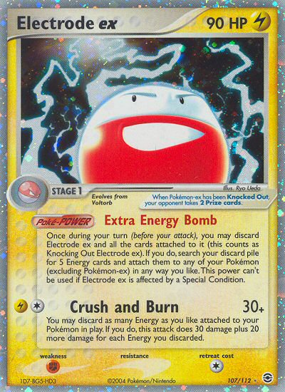 Electrode ex (107/112) [EX: FireRed & LeafGreen] | Black Swamp Games