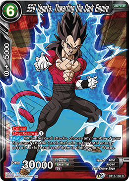 SS4 Vegeta, Thwarting the Dark Empire (Rare) (BT13-130) [Supreme Rivalry] | Black Swamp Games