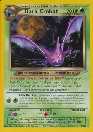 Dark Crobat (2/105) [Neo Destiny Unlimited] | Black Swamp Games