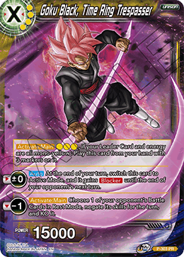 SS Rose Goku Black, Time Ring Trespasser (P-303) [Tournament Promotion Cards] | Black Swamp Games