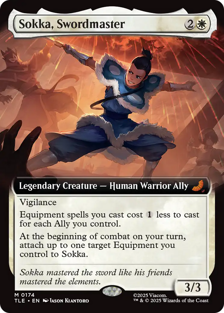 Sokka, Swordmaster (Extended Art) [Avatar: The Last Airbender: Eternal-Legal] | Black Swamp Games