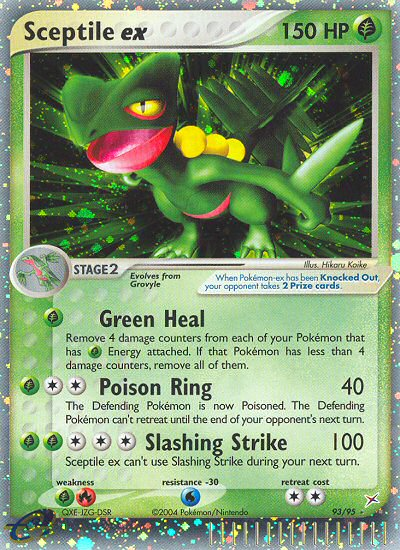 Sceptile ex (93/95) [EX: Team Magma vs Team Aqua] | Black Swamp Games
