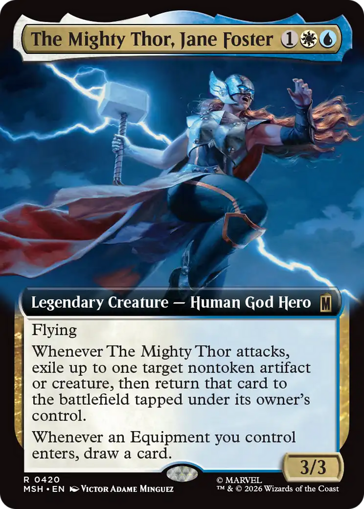 The Mighty Thor, Jane Foster (Extended Art) [Marvel Super Heroes] | Black Swamp Games