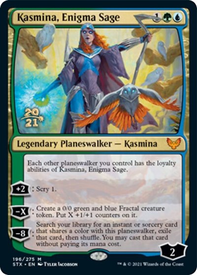 Kasmina, Enigma Sage [Strixhaven: School of Mages Prerelease Promos] | Black Swamp Games