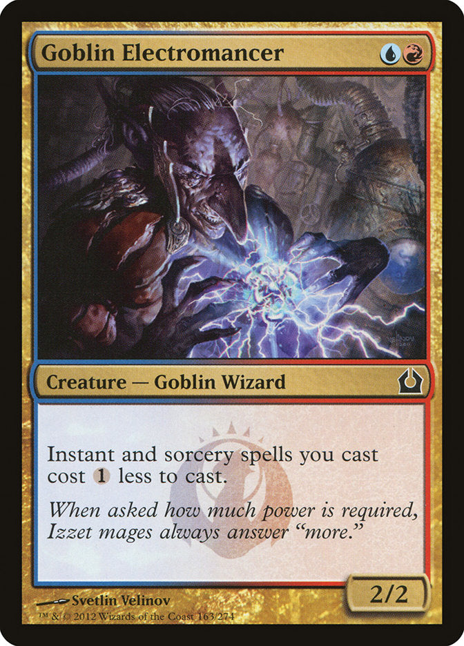 Goblin Electromancer [Return to Ravnica] | Black Swamp Games