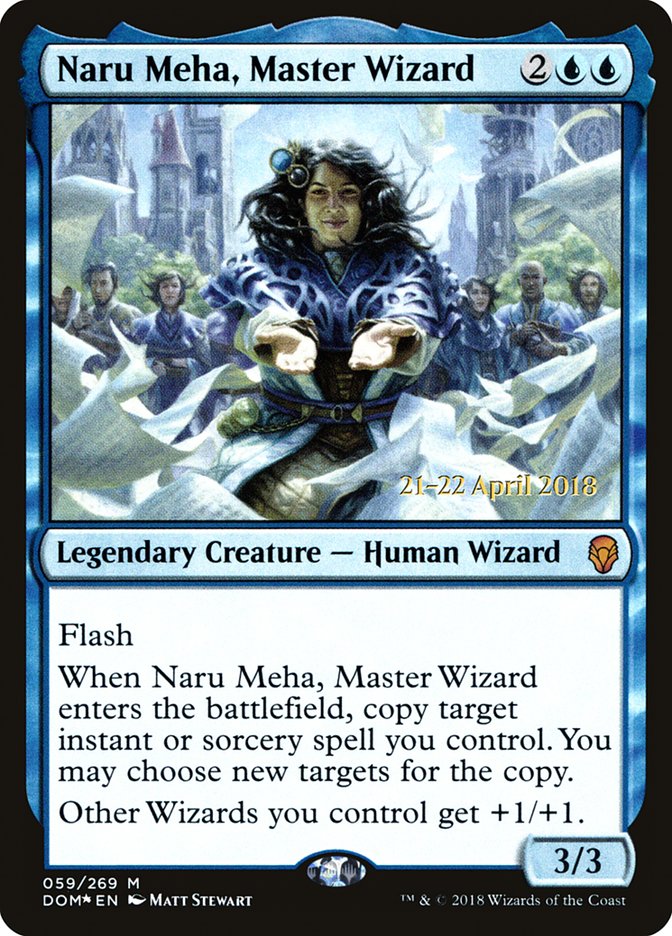 Naru Meha, Master Wizard [Dominaria Prerelease Promos] | Black Swamp Games