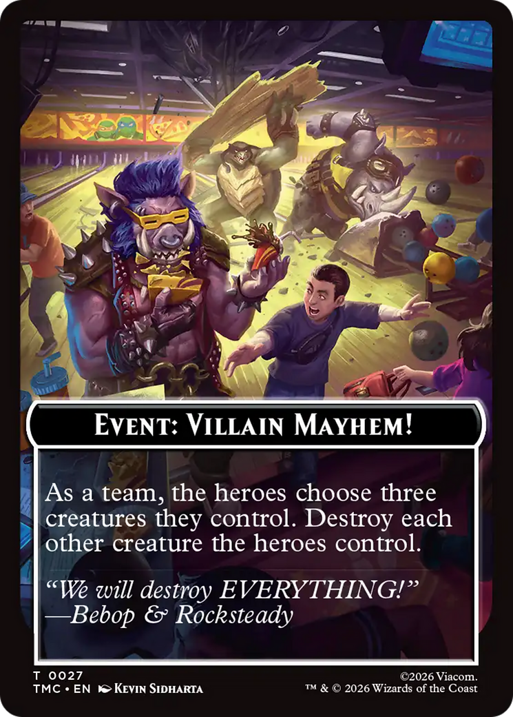 Event: Villain Mayhem! [Teenage Mutant Ninja Turtles Commander Tokens] | Black Swamp Games